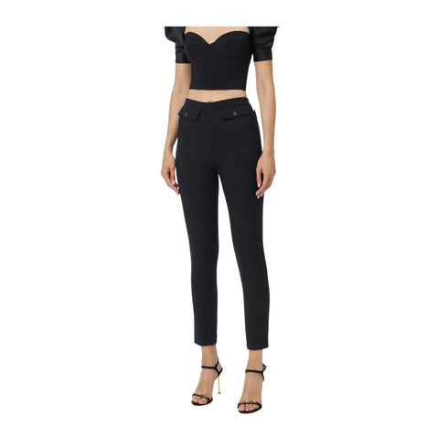 Elisabetta Franchi Pantaloni Pantalone Donna slim con patte 40 - Francavilla Moda